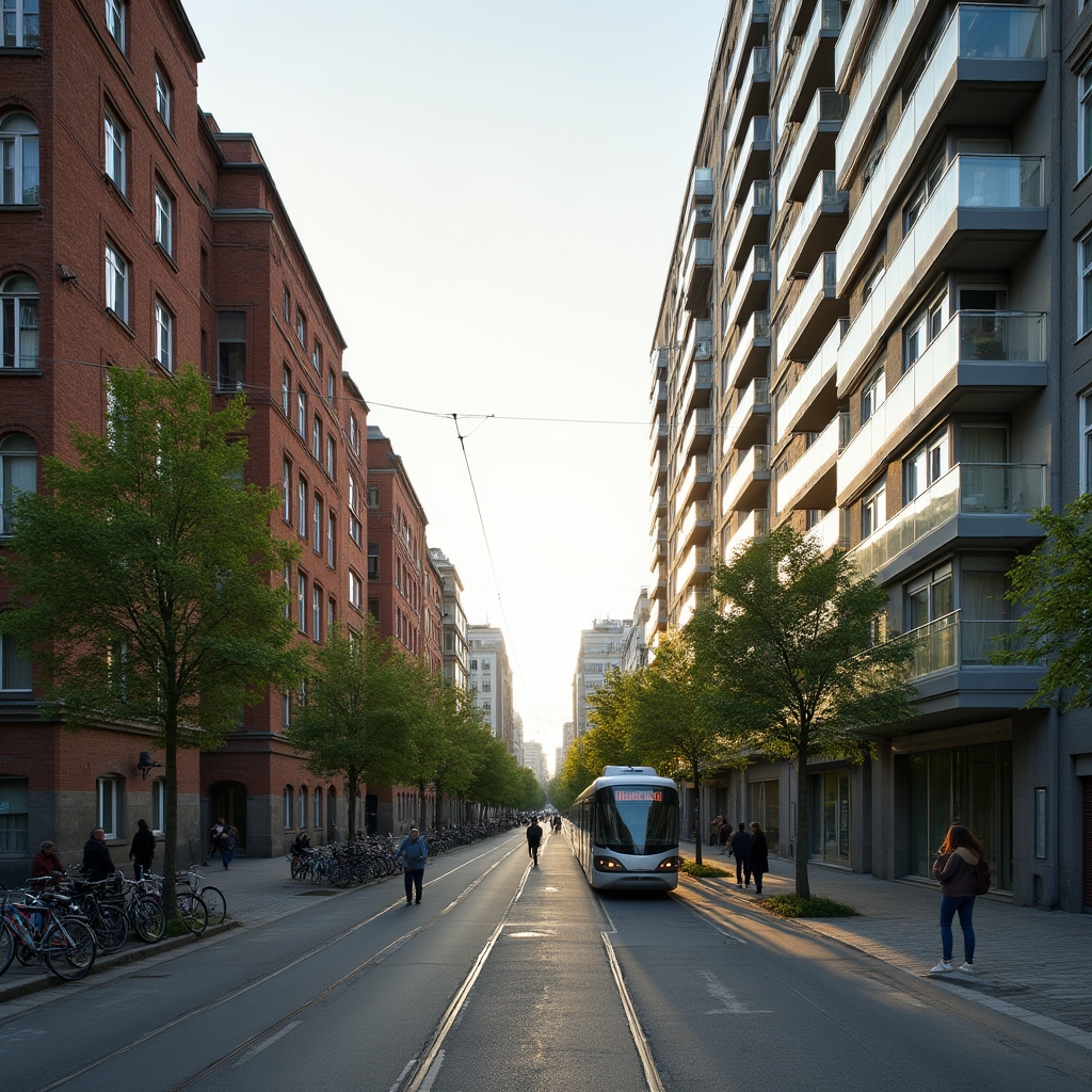 Wiener Wohnviertel mit Gemeindebau und privaten Mietshäusern im Vergleich